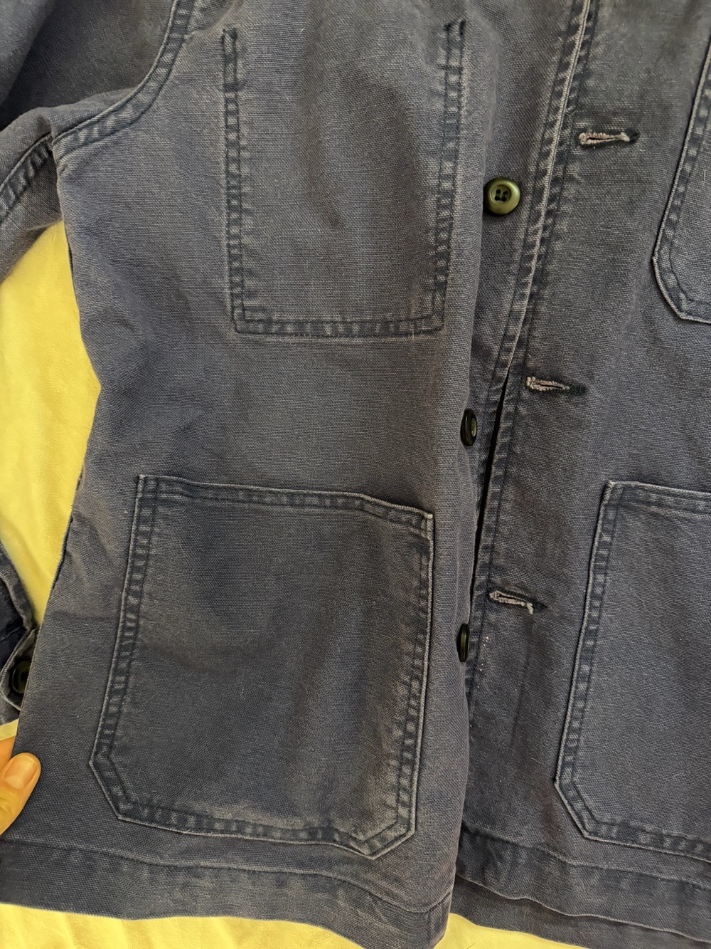 Jack Jacket French Blue unisex Work Jacket - Picture 5 of 10